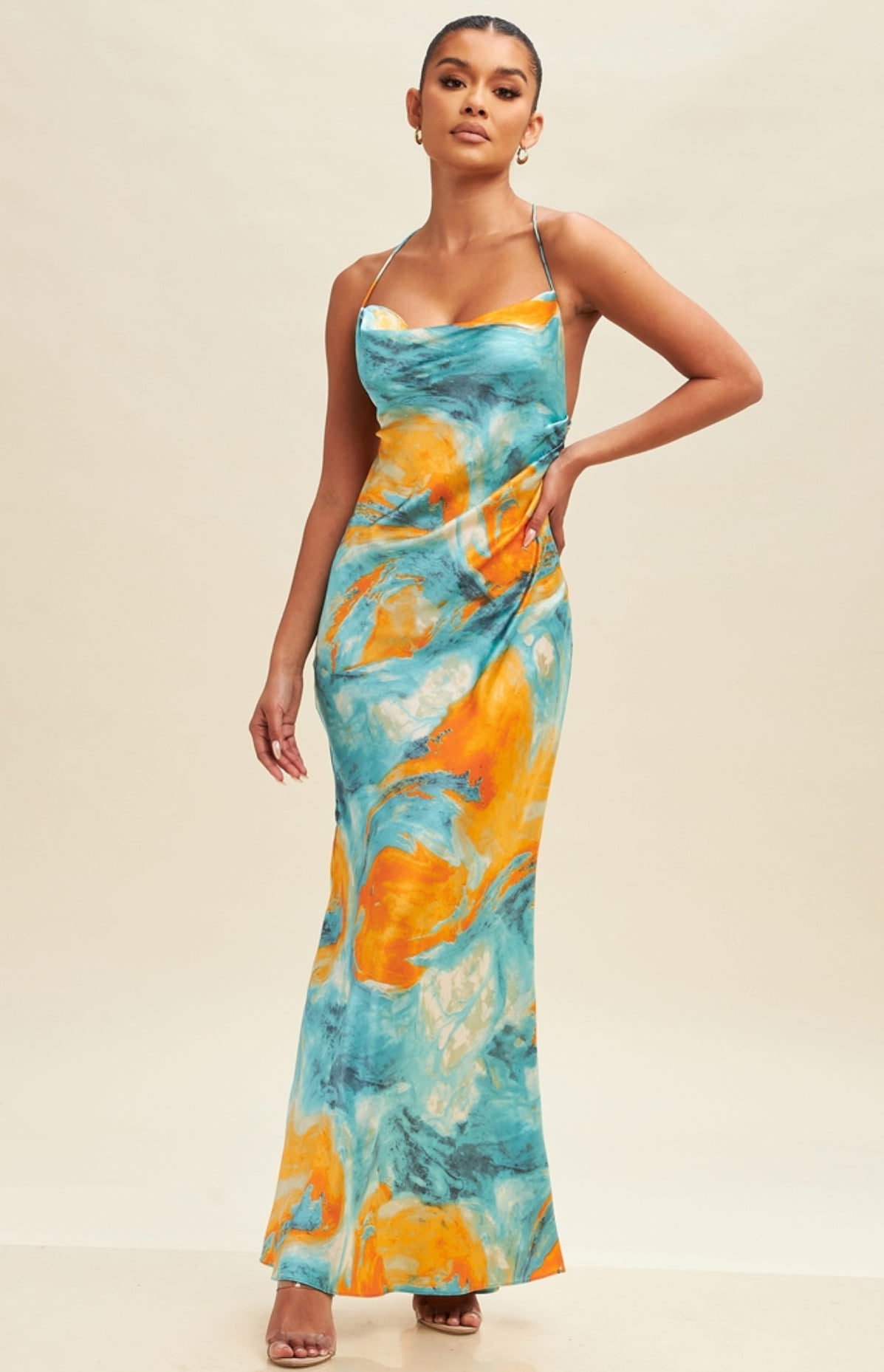 Summer Sunset Slip Dress